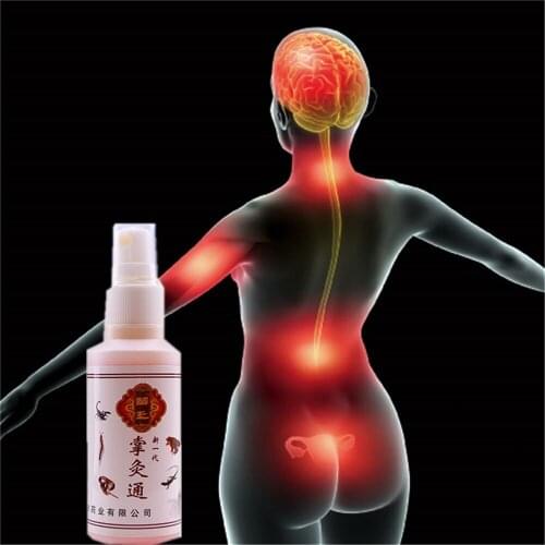 80ml Wild Centipede massage Essential oil Spray for lymphatic drainage Neck Shiatsu Massage promote blood circulation