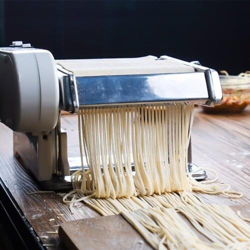 Household Noodle Machine 220v Electric Manual Dual-Use Automatic Noodle Pressing Machine Dumpling Wrapper Machine