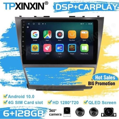 360 Cameras Car Radio Stereo Receiver Android DAB For Toyota Camry 2006 2007 2008 2009 2010 2011 GPS Player Auto Audio Head Unit