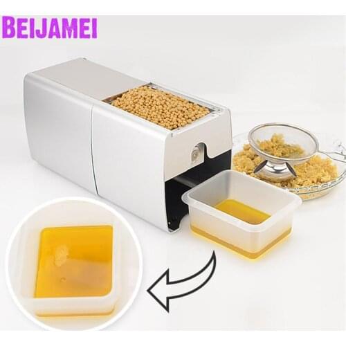 BEIJAMEI Oil Press Machine /Electric Oil Expeller/Small Sesame Peanut Nuts Seeds Oil Extraction Machine