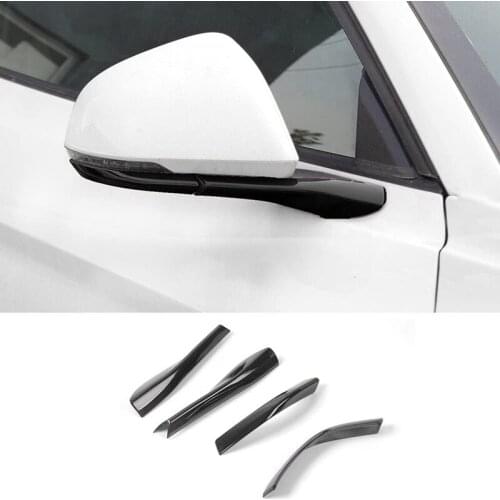 Side Mirror Rear View Mirror Base Cover Trims Exterior Moulding for Ford Mustang 2015+ Car Styling
