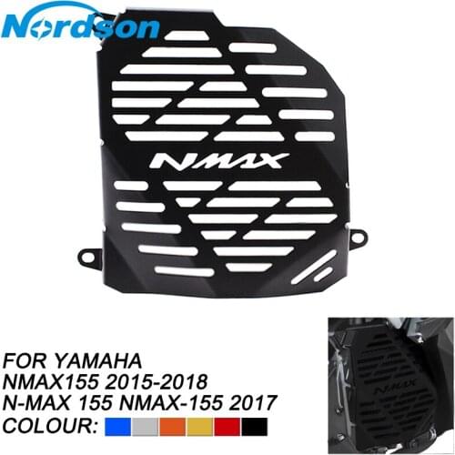Nordson Black Motorcycle Radiator Grille Cover Guard Protection Protector Aluminum Accessories for NMAX 155 NMAX155 2015 2016