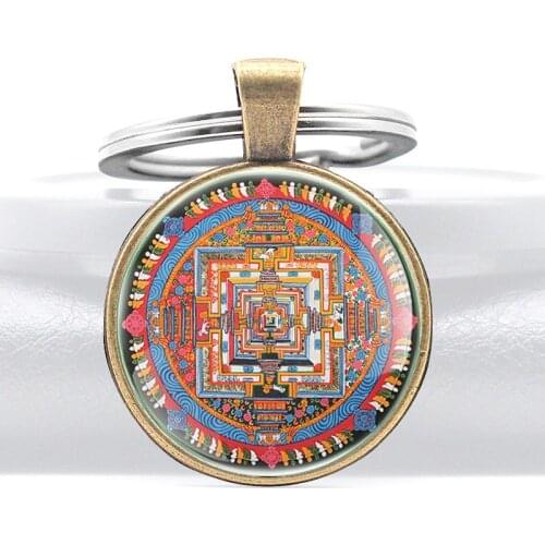 Holy Building Design Pendant Key Ring Classic Men Women Christ Jewelry Gifts Key Chain