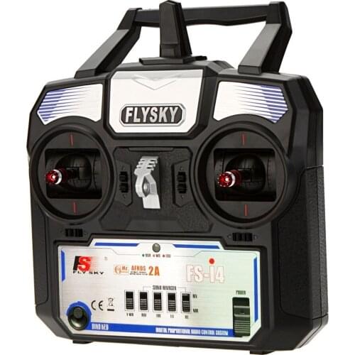 For Flysky FS-i4 AFHDS 2A 2.4GHz 4CH Radio System Transmitter for RC Airplane Helicopter Glider with FS-A6 Receiver RC Parts