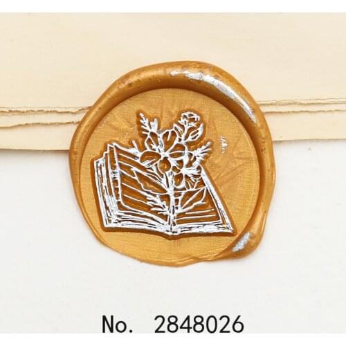 Diary and bouquet Wax seal stamp,Party Wax Seal Stamp Kit invitation seals,gift envelop packing seal,Seal Stamp,Book stamp