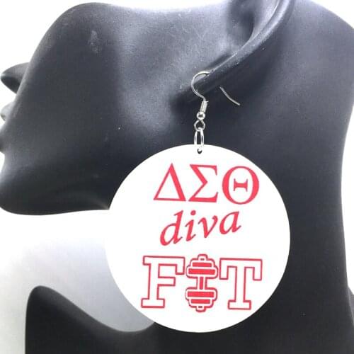 DST Diva Wood Earrings