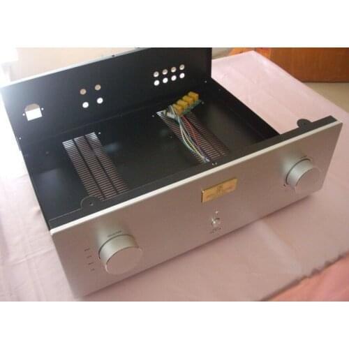 430*140*368mm AMP-140B Amplifier Chassis Shell Iron Aluminum Chassis Diy Box Merge Amplifier Case Rear Amp Chassis Enclosure