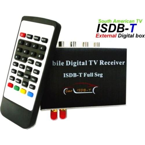 Hiriot Car External Digital ISDB-T TV Box Full Seg Tuner/Antenna For South American Market Car DVD Android Player HD 1080P