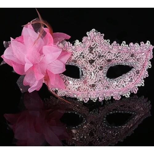 Lace Sexy Masquerade Masks for Women Halloween Makeup Dance Princess Party Masks Embroidered Venice Mardi Gras Eye Mask