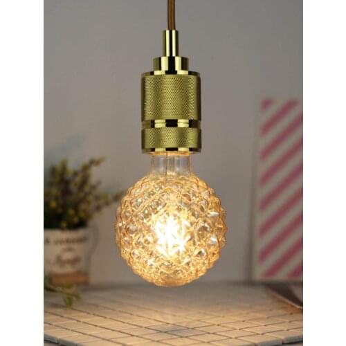 220V 240V 4W E27 G95 Retro LED Light Bulb Pineapple Edison Bulb Industrial Vintage Decoration Bulb Warm White Light Soft