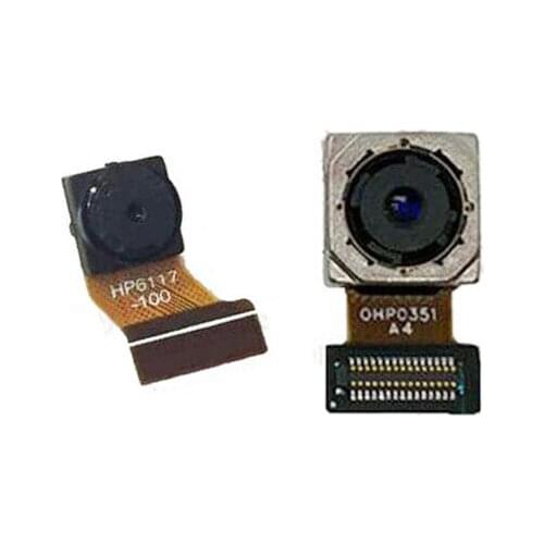 NEW Rear Back Main Camera Front Face Camera For Huawei Y6 Pro 2017 / P9 lite mini SLA-L02 SLA-L22 SLA-TL00