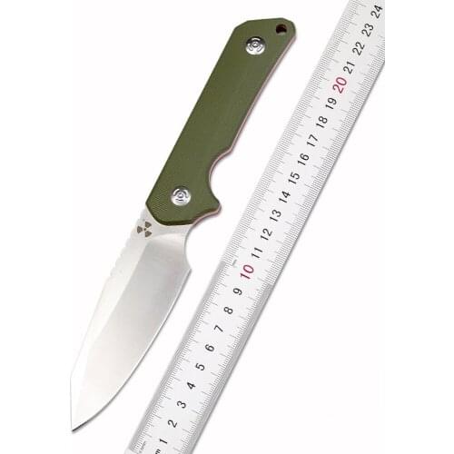 New JUNGLE KNIFE JR3019 Fixed Knife D2 Blade Two-color G10 Handle Outdoor Camping Tactical Kitchen Fruit Knife EDC Tool