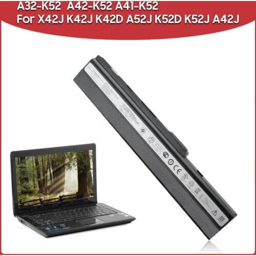 Original Replacement Battery A32-K52 For ASUS A32-K52 A42-K52 A41-K52 For X42J K42J K42D A52J K52D K52J A42J Laptop Batteries