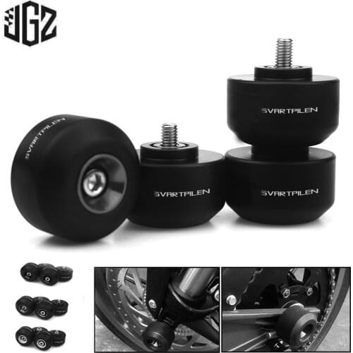 Motorcycle Front and Rear Fork Wheel Crash Pads Frame Sliders Falling Protection for Husqvarna Svartpilen 401 250 2018 - 2021