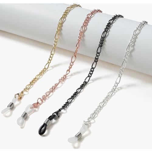 Glasses Strap Fashion Metal Non-slip Sunglasses Chain Mask Lanyard Reading Neck Rope Accessories