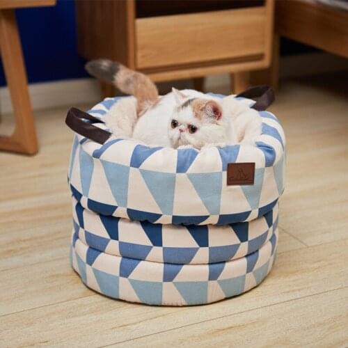 Cat Litter Removable And Washable Deep Sleep Pet Nest Teddy Chihuahua Kennel Kitten House Cat Litter Cat House