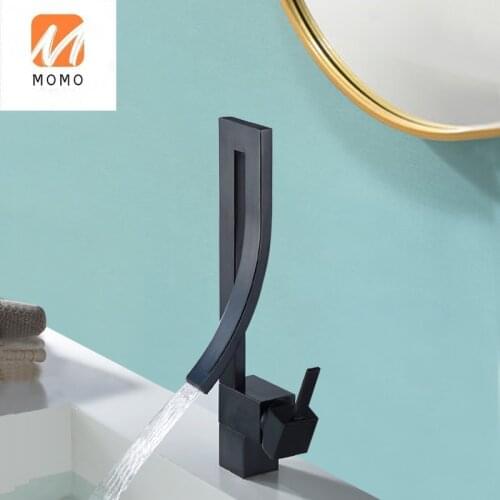 Basin faucet black bathroom faucet Single Handle water taps brass basin tap bathroom sink taps basin mixer