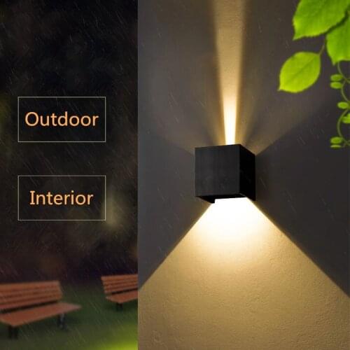 Modern LED fixtures Nordic Corridor aisle Wall lights living room sconces bedroom bedside lighting waterproof outdoor Wall Lamps