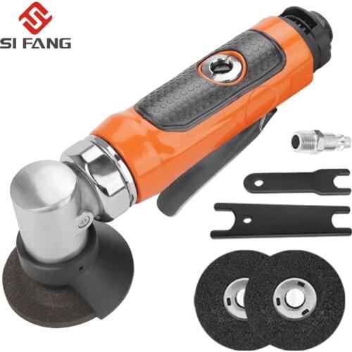 2Inch Air Angle Die Grinder 90 Degree Pneumatic Grinding Machine Cut Off Polisher Air Tool Set With Spanner Wrench 15,000 RPM