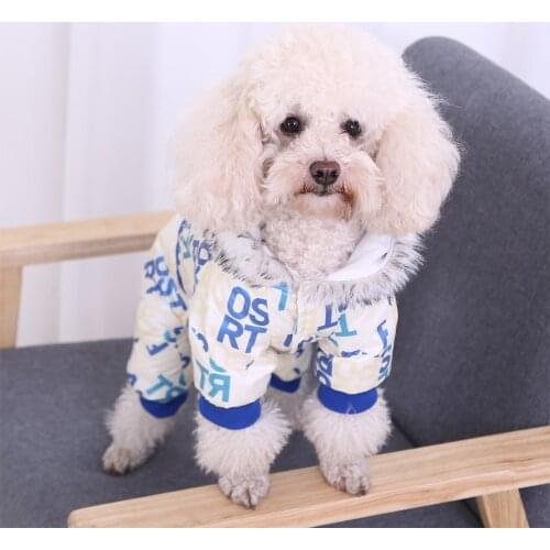Hoopet Winter Pet Coat Dog Cat Hoodie Clothes Winter Apparel Corgi Warm Clothing Dog Cat Jacket