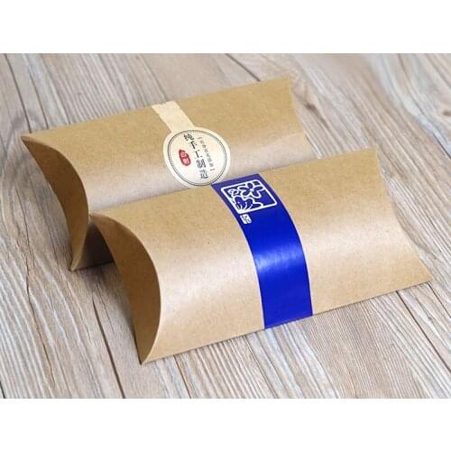 21*10*4cm kraft paper Pillow box cookies packing box,biscuit paper box,food packing box 200pcs/Lot