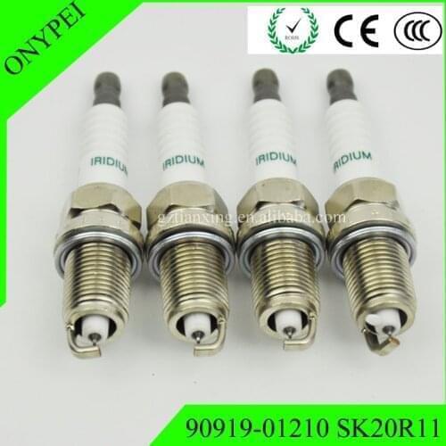 4pcs/lot SK20R11 90919-01210 Japan Iridium spark plugs for Toyota Scion Camry RAV4 Tundra Lexus 4.7L/V8 9091901210