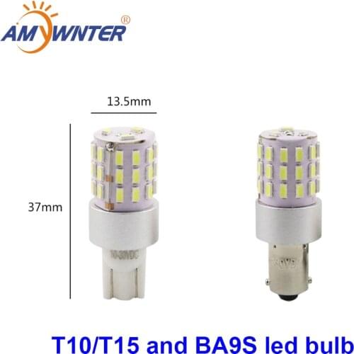 AMYWNTER LED Bulbs W16W (W2.1x9.5d)