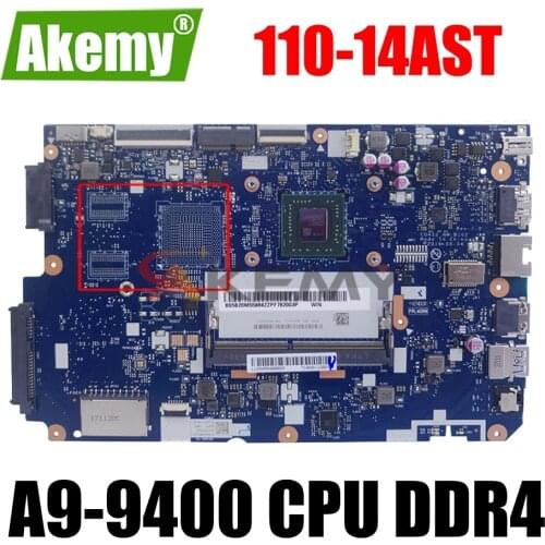 CG412 NM-B102 For lenovo Ideapad 110-14AST laptop motherboard With A9-9400 CPU onboard DDR4 mainboard 100% fully tested