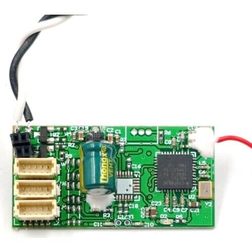 FATJAY RC receiver DSM2 protocol radio control ultralight weight 3gram 4CH with built-in brushed 6A ESC