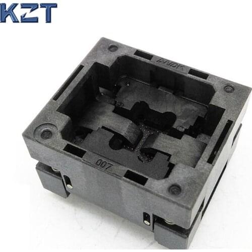 BGA67-0.8 OPEN TOP Burn in socket pin pitch 0.8mm IC size 10.5*13mm BGA67(10.5*13)-0.8 BGA67 VFBGA67 burn in socket