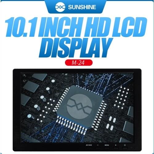 SUNSHINE 10.1inches HD LCD Display for Microscope Moblie Phone Repair Tools LCD screen Display monitor Microscope Accessories