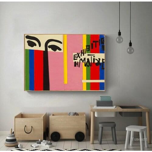 Abstract Character Home Decor Wall Art Pictures For Living Room Decor Posters Prints Canvas Art Paintings French Henri Matisse