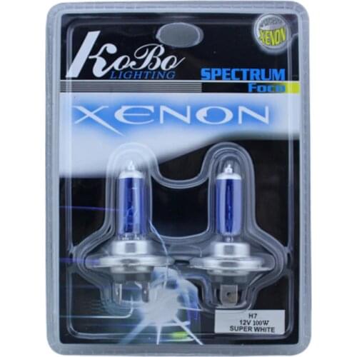 2Pcs H7 12V 100W 5000K Xenon Super Bright White Car Headlight Bulbs Car Fog Light Bulb Automobile Head Light Super White