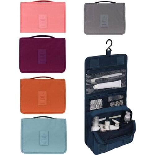 2019 New Style Multifunction Hanging Zip Makeup Case Women Travel Cosmetic Bag Pouch Toiletry Bag