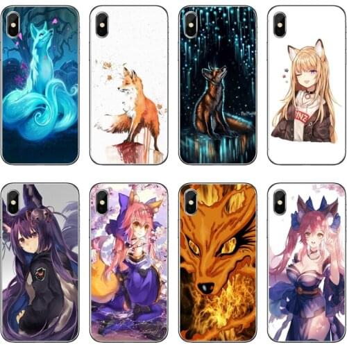 Cartoon Anime Fox Soft Phone Case For Samsung Galaxy A70 A60 A50 A40 A30 A10 A9 A7 A5 A3 A8 A6 Plus 2018 2017 2016