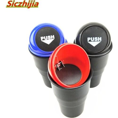 Portable mini car trash ashtray tube container for Subaru Forester Outback Legacy Impreza XV BRZ
