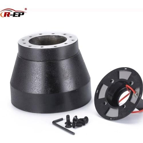 R-EP Steering Wheel Hub Adapter Boss Kit Black Racing For BMW E30