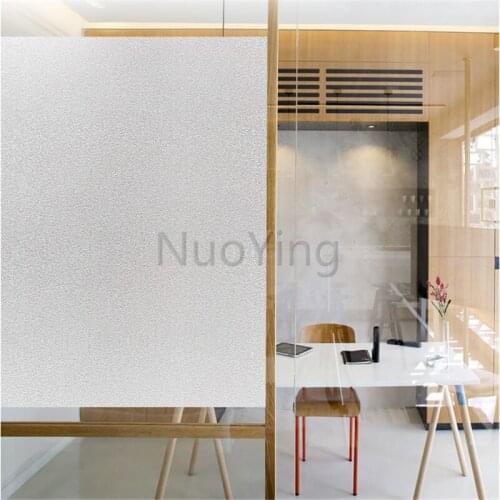 Stained Glass Vinyl 3D Matte Window Film Suitable for Home Door Anti-ultraviolet Privacy Self-adhesive Film Frosted Heat Insulat
