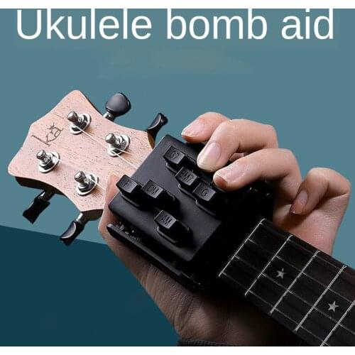 Uklele Auxiliary Practice Device Uklele One Key Chord Artifact Guitar Accessories Parts Musical Instrument for Beginners