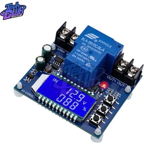 XY-CD63L 30A Battery Charging Control Module Full Power Off DC Voltage Protection Under Voltage Power Loss Protector