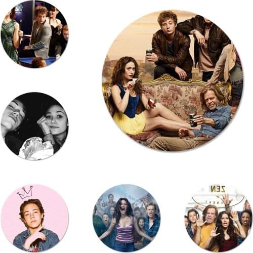 58mm Shameless TV Show Icons Pins Badge Decoration Brooches Metal Badges For Clothes Backpack Decoration