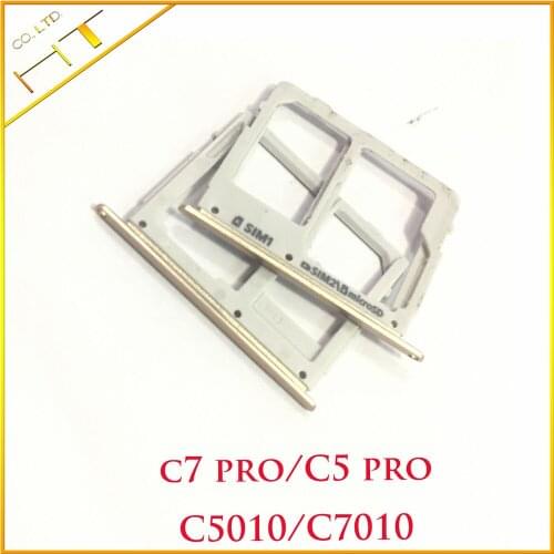 10set For Samsung Galaxy C5 pro C7 pro C5010 C7010 Nano SIM Card micro SD Tray Holder Slot Adapter