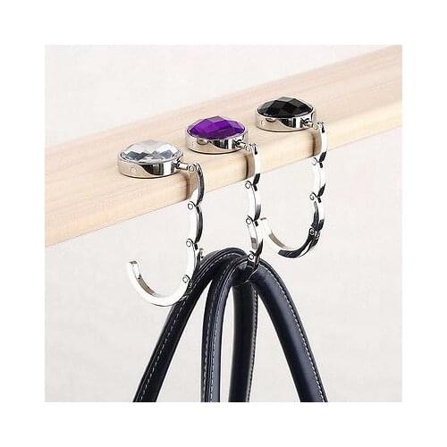 202 Hot New Fashion Portable Foldable Folding Table Purse Bag Hook Hanger Holder Handbag