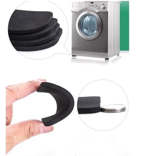 4pcs Washing Machine Anti Vibration Pad Shock Proof Non Slip Foot Feet Tailorable Mat Refrigerator Floor Furniture Protectors
