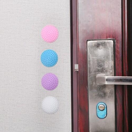 4PCS Door Crash Pad Door Stopper Thickening Mute Door Fenders Wall Fenders Golf Modelling Rubber Fender Lock Protective Pad