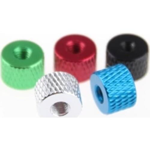 5pcs M4 Hands screw aerial frame nut water cooled knurled aluminum alloy hand nuts