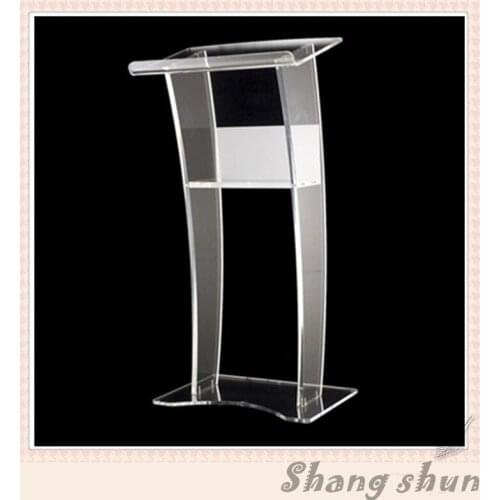 Acrylic Table Top Lectern, Acrylic Material Acrylic Lectern for Meeting