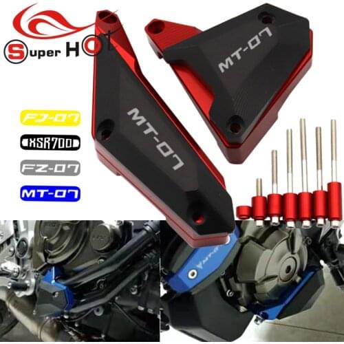 For YAMAHA MT07 FZ07 FJ07 XSR700 FZ 07 FJ 07 MT 07 XSR 700 Accessories Engine Stator Case Guard Cover Protector Frame Slider