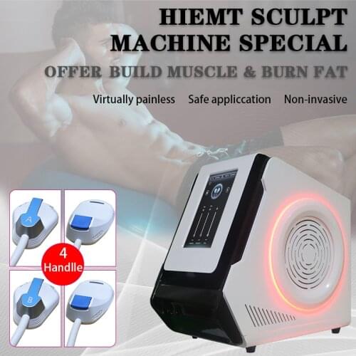 Free shipping HI-EMT High-Intensity Emslim EMS Electromagnetic muscle Fat Burning Shaping Slim Muscle Trainer Beauty Equipment