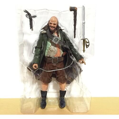 Vogue Pirate Pintel NECA Action Figure Model Toys Gift Classic Film Caribbean Character with Club Pistol Sword